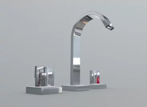 Misturador de mesa para banheiro com bica alta Goa - Tigre - 5