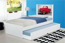 Ver imagem 1 de Cama Bibox Solteiro Carro Classic Red com Colchões