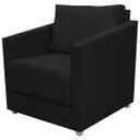 Ver imagem 1 de Poltrona Decorativa para Sala Recepção Manicure Consultório Celine Suede
