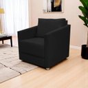 Ver imagem 2 de Poltrona Decorativa para Sala Recepção Manicure Consultório Celine Suede