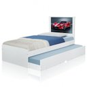 Ver imagem 3 de Cama Bibox Solteiro Carro Sport Vermelho Colchões