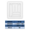 Organizador de talher ajustável Medidas máximas: 39,6cm X 46,7cm) OG-02 - 3