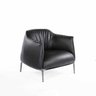 Poltrona Archibald Tecido Sintético - Preto - 2