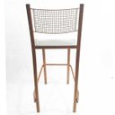 Ver imagem 5 de Banqueta EMPILHÁVEL Cobre alta assento branco - Poltronas do Sul