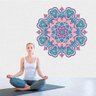 Adesivo de Parede Mandala Colorida 39-Pequeno 50x50cm - 1