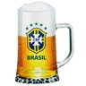 Kit de 4 Canecas Chopp Cerveja Brasão Copa Brasil Vidro 500ml - 3