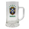 Kit de 4 Canecas Chopp Cerveja Brasão Copa Brasil Vidro 500ml - 2