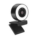 Ver imagem 1 de Webcam Hd 2K Resolução Com Luz Led Redução De Ruídos