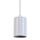 Ver imagem 3 de Pendente Copinho Soquete Luminária Lustre Alumínio Branco Brilhante - Rei Da Iluminação