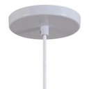 Ver imagem 2 de Pendente Copinho Soquete Luminária Lustre Alumínio Branco Brilhante - Rei Da Iluminação
