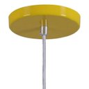 Ver imagem 2 de Pendente Copinho Soquete Luminária Lustre Alumínio Amarelo - Rei Da Iluminação