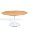 Mesa Saarinen Oval Freijó 180x100cm Base Branca - 2