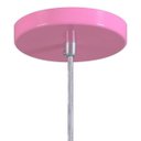 Ver imagem 2 de Pendente Copinho Soquete Luminária Lustre Alumínio Rosa - Rei Da Iluminação