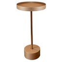 Ver imagem 1 de Mesa de Apoio Etoni Alta Tampo Champagne com Haste em Aco Cor Dourada 62 Cm - 68859