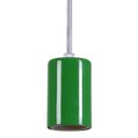 Ver imagem 3 de Pendente Copinho Soquete Luminária Lustre Alumínio Verde - Rei Da Iluminação