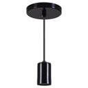Ver imagem 1 de Pendente Copinho Soquete Luminária Lustre Alumínio Preto Fosco - Rei Da Iluminação