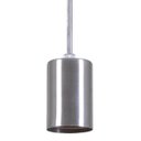 Ver imagem 3 de Pendente Copinho Soquete Luminária Lustre Alumínio Escovado - Rei Da Iluminação