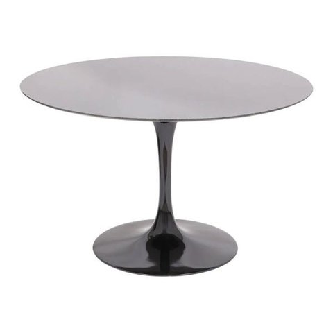 Mesa Saarinen Redonda São Gabriel 137cm Base Preta