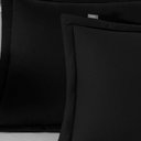 Ver imagem 3 de Porta Travesseiro Matelado Nobre 1 Peça Malha 100% Algodão - Preto