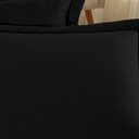 Ver imagem 2 de Porta Travesseiro Matelado Nobre 1 Peça Malha 100% Algodão - Preto
