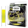 Linha monofilamento Crown Fiber Soft 0,33 mm - 22 lbs - 250 m - Yellow - 1