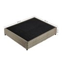 Ver imagem 3 de Base Box Casal Horse Boucle Bege 138x188