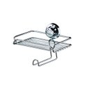 Ver imagem 3 de Suporte de Papel Higiênico/ Porta Objetos Cromado Future