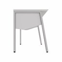 Ver imagem 7 de Plataforma Individual Trabalho Escritório com Caixa de Tomadas F5 Office 150cm Industrial Cinza