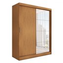 Ver imagem 3 de Guarda-roupa Solteiro Vulcan 2 Portas 4 Gavetas com Espelho 100% Mdf - Panorama Móveis