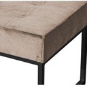 Ver imagem 4 de Kit Poltrona e Puff Luana Base Preto Veludo Cappuccino - Montanaris Decor Md Montanaris Decor Kit Lu