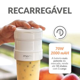 Mini Liquidificador Portátil Usb Blender Retrátil Momo Lifestyle - 4