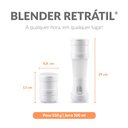 Ver imagem 3 de Mini Liquidificador Portátil Usb Blender Retrátil Momo Lifestyle