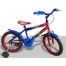 Bicicleta Infantil Aro 16 Com Cesta + Adesivos Homen Aranha - Rodas de Aluminio - 2