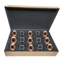 Ver imagem 3 de Caixa para 15 Relógios Flocada em Preto Josely Flocados