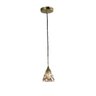 Pendente Metal Vidro Champanhe 12cm 1g9 Pd1077-ch Newline - 1