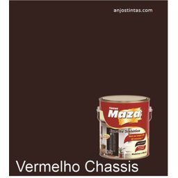 Tinta Esmalte Sintético Maza 900ml C/28 Cores Vermelho Chassis - 2 Tinta Esmalte Sintético Maza 900ml C/28 Cores Vermelho Chassis - 2