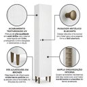 Ver imagem 5 de Paneleiro para Cozinha Modulada 1 Porta 214 x 40cm Magnólia Yescasa Branco