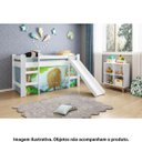Ver imagem 5 de Cama Infantil com Escorregador e Tenda Casinha de Pedra Azul - Casatema