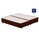 Ver imagem 1 de Base Box Bi Partido Queen Marrom 158x198x28