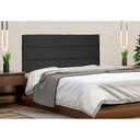 Ver imagem 3 de Cabeceira Painel Casal 1,40m La Italiana Suede Preto - Pallazio