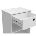 Ver imagem 4 de Mesa de Cabeceira Retrô Dubai Branco 100% MDF - LH Móveis