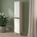 Ver imagem 2 de Paneleiro 2 Portas MDF 35x221 cm Kali 122286 Bianco Toq Branco Nicioli