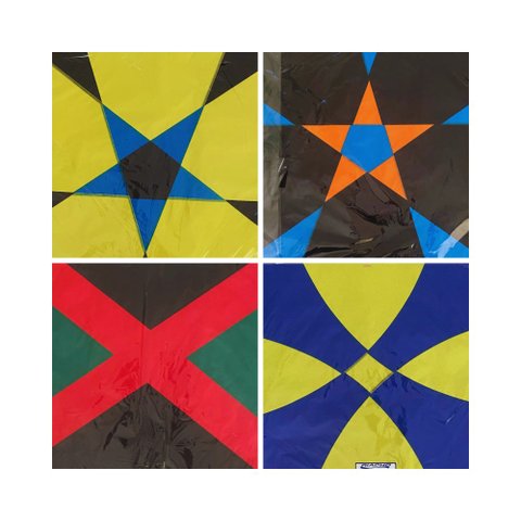 Papel de Ceda para Pipas: 100 Unidades de 60cm X 60cm Riacho Embalagens 60x60