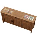 Ver mais imagens de Balcão Buffet para Sala de Jantar Rústico 145cm com Cerâmica Maram W02 Imbuia - Lyam Decor