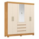 Ver imagem 1 de Guarda Roupa 6 Portas Opera Mdf Cinamomo Off White
