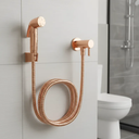 Ver imagem 2 de Ducha Higiênica c/ Registro sem Derivação Rose-Gold Brilhante ABS