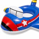Ver imagem 3 de Boia Bote Bebe Infantil Aviao com Assento Fralda Inflavel Agua Piscina Praia Meninos Meninas