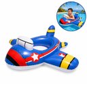 Ver imagem 6 de Boia Bote Bebe Infantil Aviao com Assento Fralda Inflavel Agua Piscina Praia Meninos Meninas