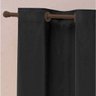 Cortina Blackout Corta Luz PVC 220cm x 130cm - Preto - 2