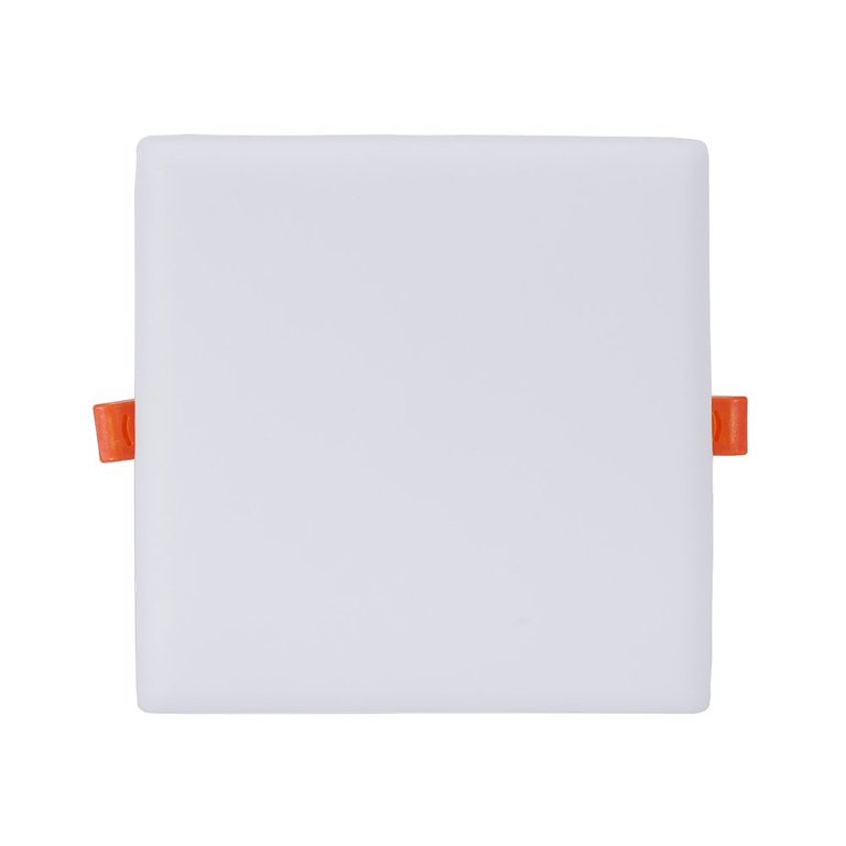 Painel De Led Blumenau Frameless Quadrado Sobrepor/Embutir 32W Bivolt 3000K Luz Amarela